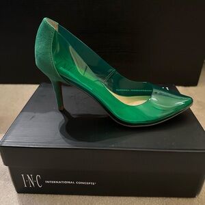 INC International Concepts Women's Emerald Heels